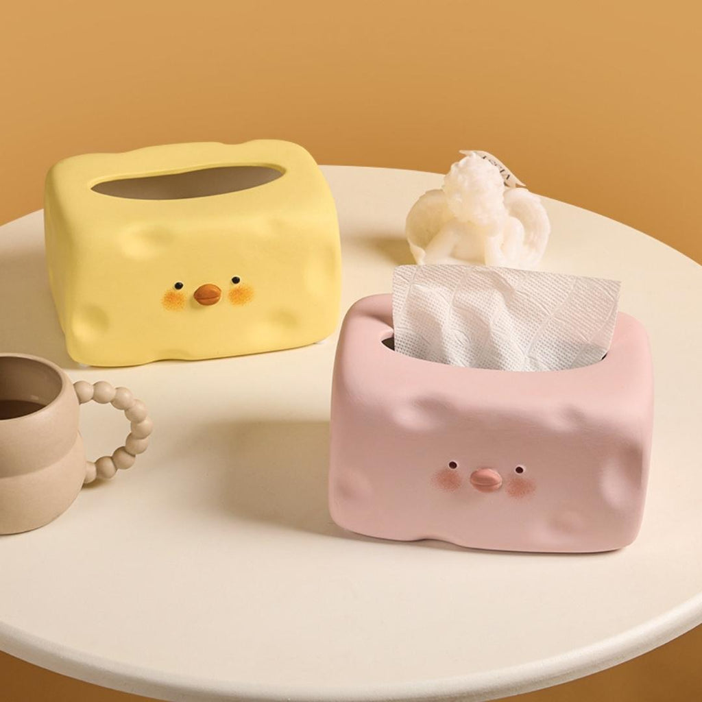 Ceramic Duckling Tissue Box - Loko Box Store