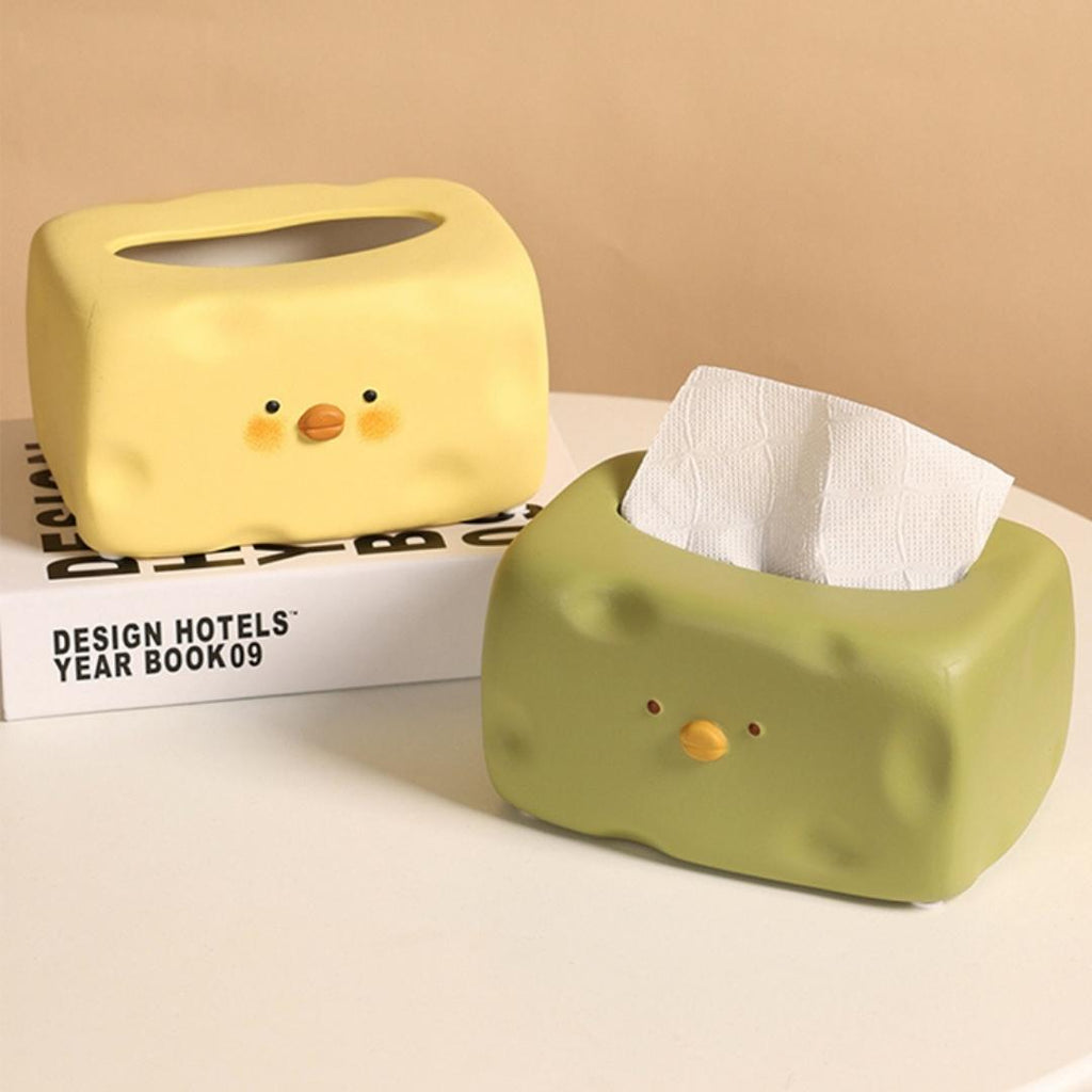 Ceramic Duckling Tissue Box - Loko Box Store
